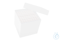 Kartonbox B9, weiß, 130 mm, mit 9x9 Trennwänden, Karton / 36 Stk. 